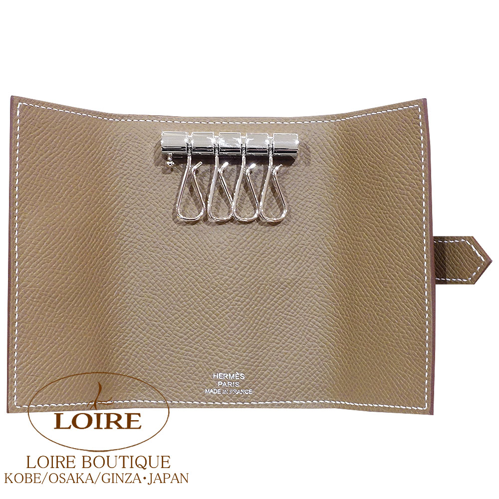 エルメス　ベアン　4連　キーケース　エトープ エルメス<br>ベアン キーケース 4連<br>エトゥープ<br>エプソン<br