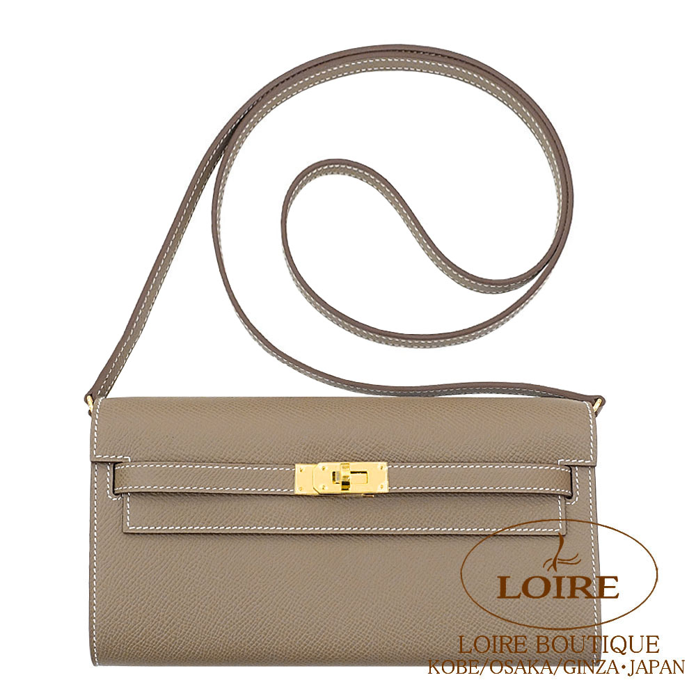 セール HERMES エルメス ケリーウォレット　デプリアン　ホワイト　長財布 HERMES（エルメス） 長財布 ケリーウォレット ロング トゥーゴー