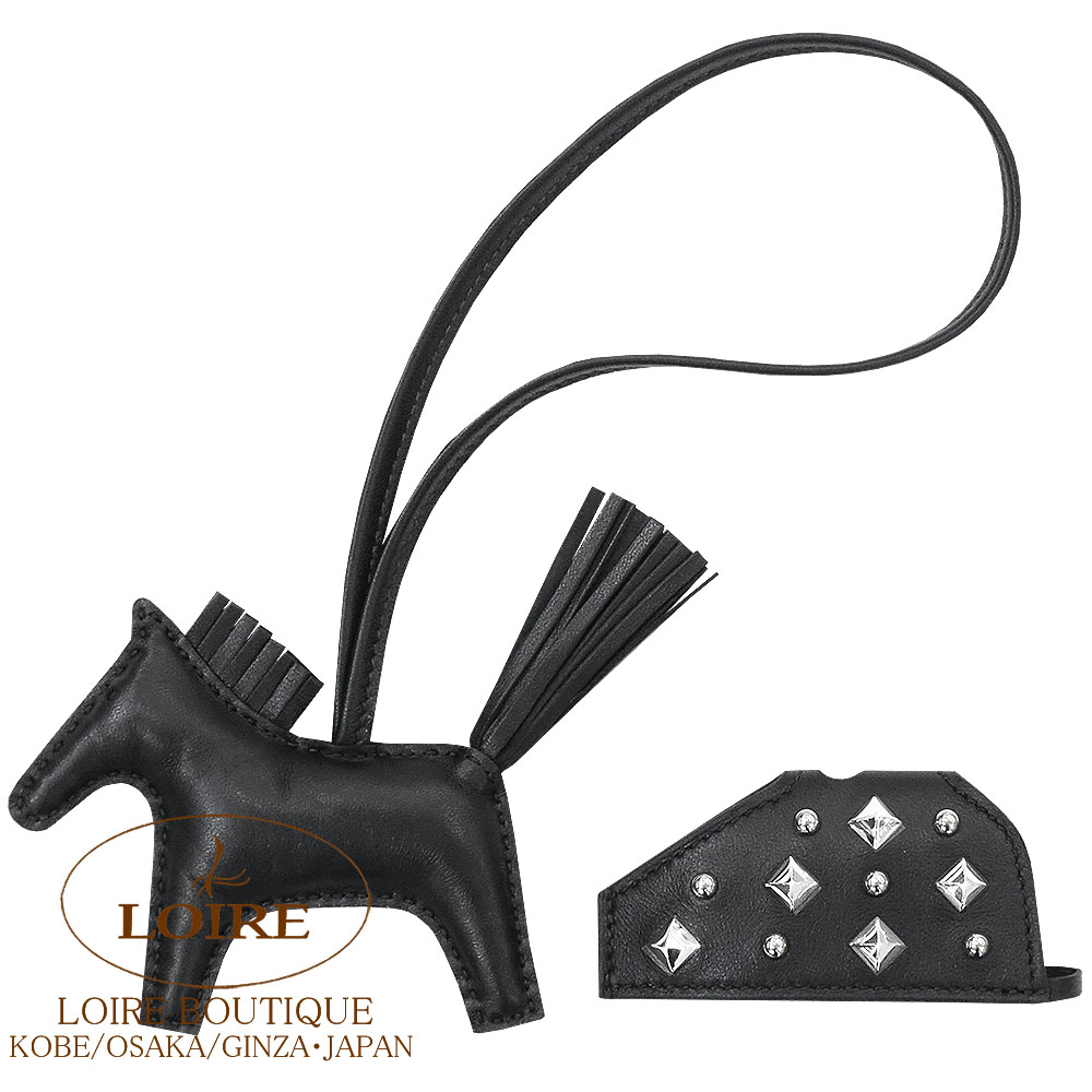 エルメス ロベオロックPM  6247084 エルメス<br>ロデオ ロベオロック PM<br>チャーム<br>クロ<br>アニオン