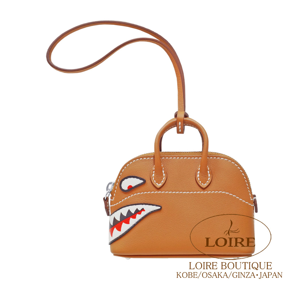 エルメス<br>ボリードシャーク チャーム<br>ゴールド<br>スイフト<br>シルバー金具