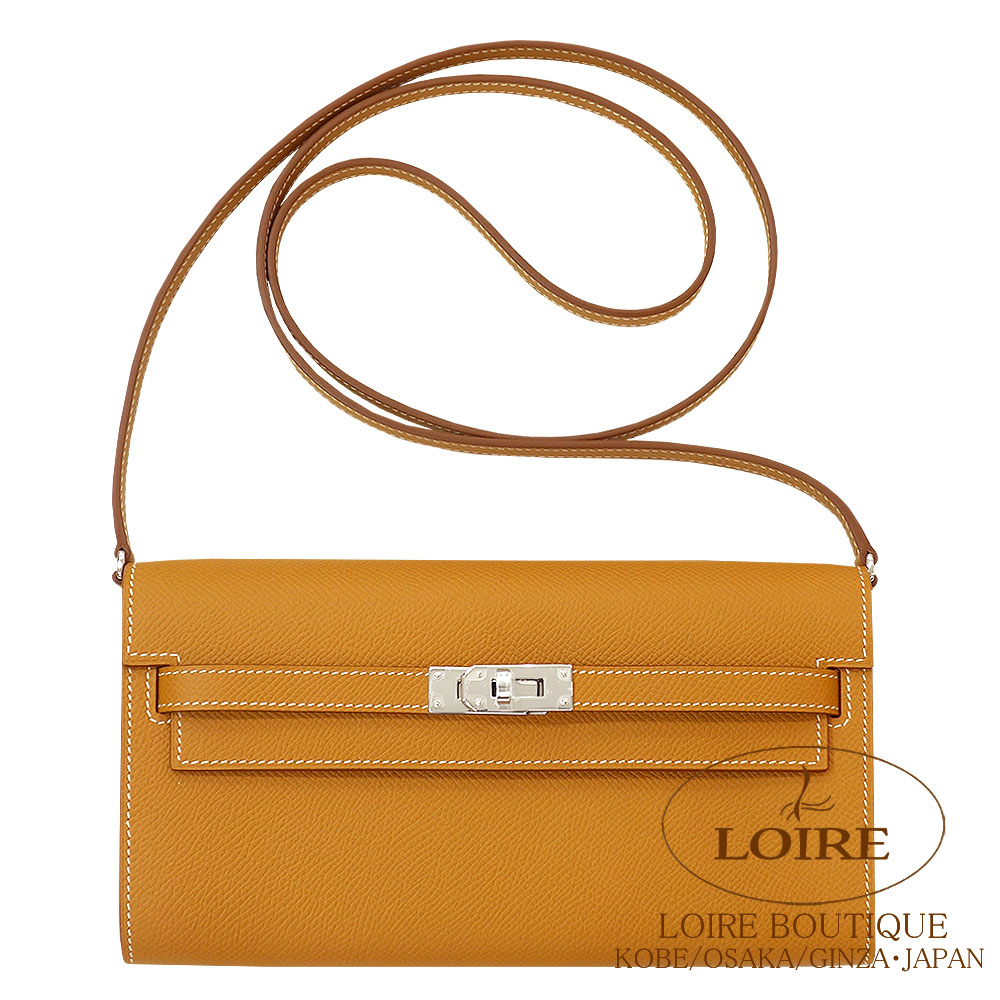 HERMES エルメス ケリーウォレット ボックスカーフ ゴールド ケリーウォレット｜エルメス・バーキン専門店 ロワール ブティック